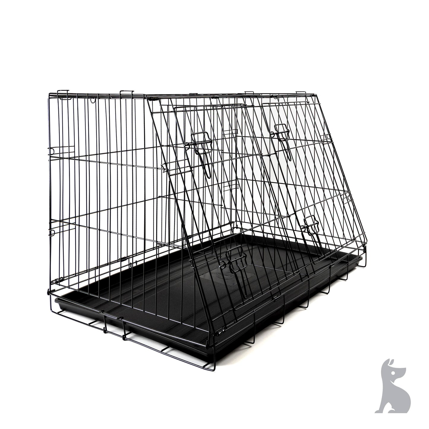 Barkshire Sloping Dog Car Crate - Large 90 x 59cm