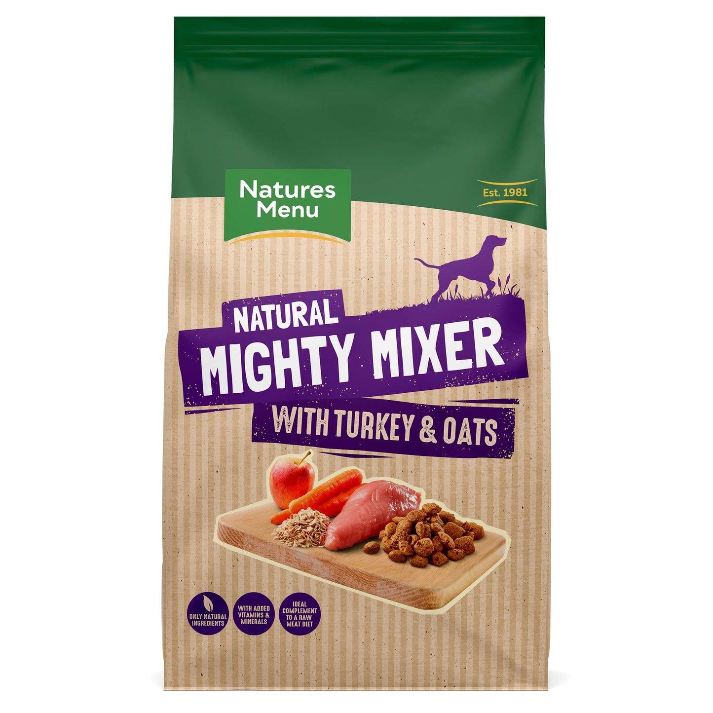 Natures Menu Mighty Mixer - Turkey & Oats - 2kg
