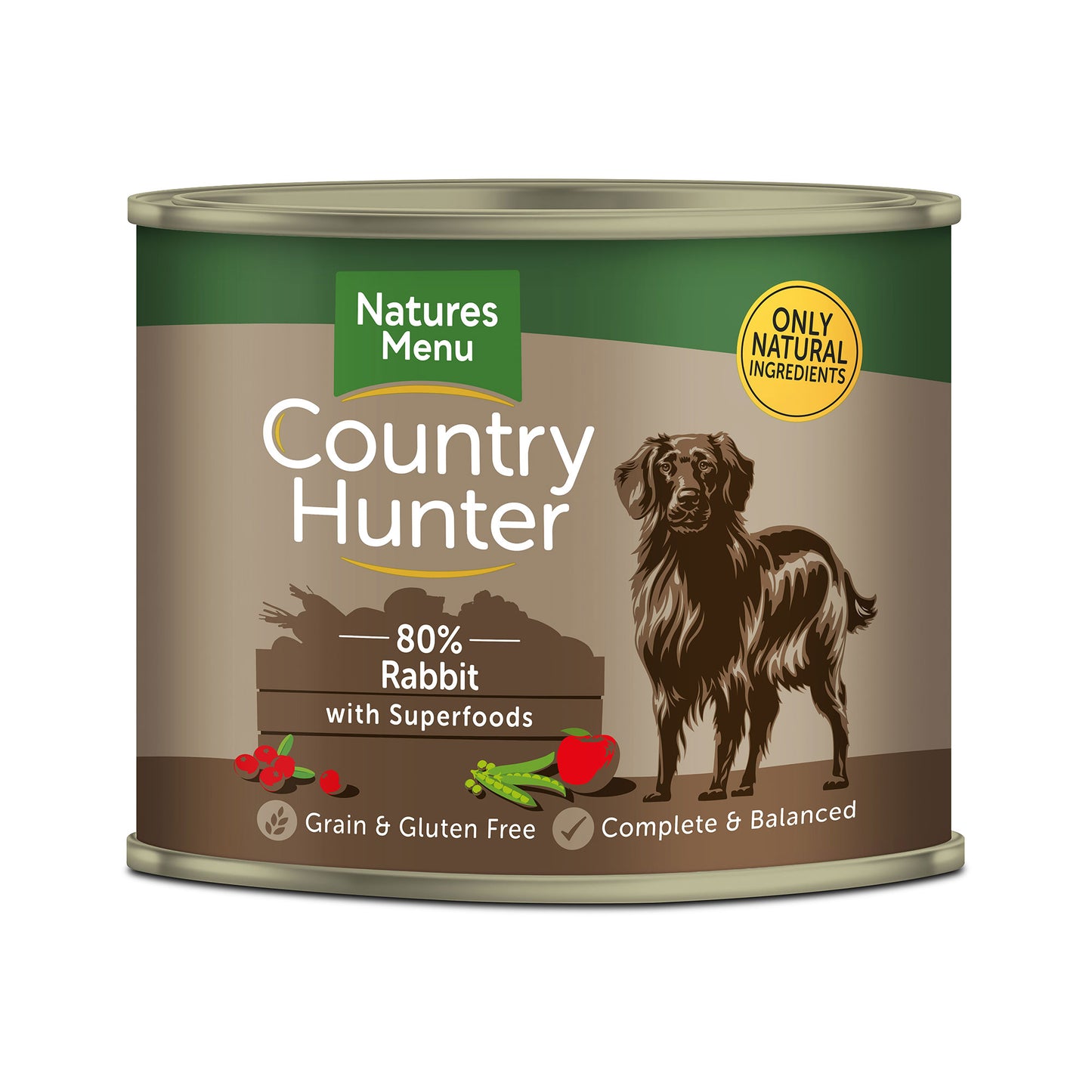 Country Hunter Adult Wet Dog Food - Rabbit - 6x600g Cans