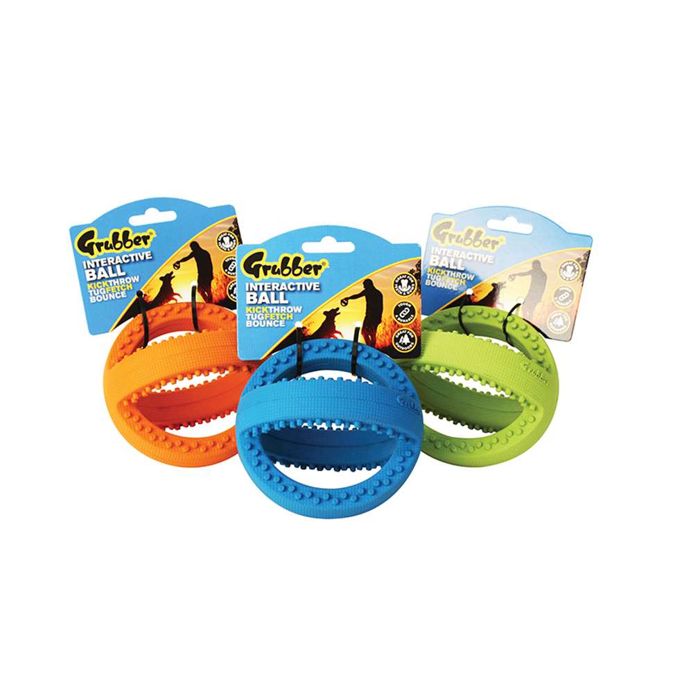 Happy Pet Grubber Interactive Football - Mini