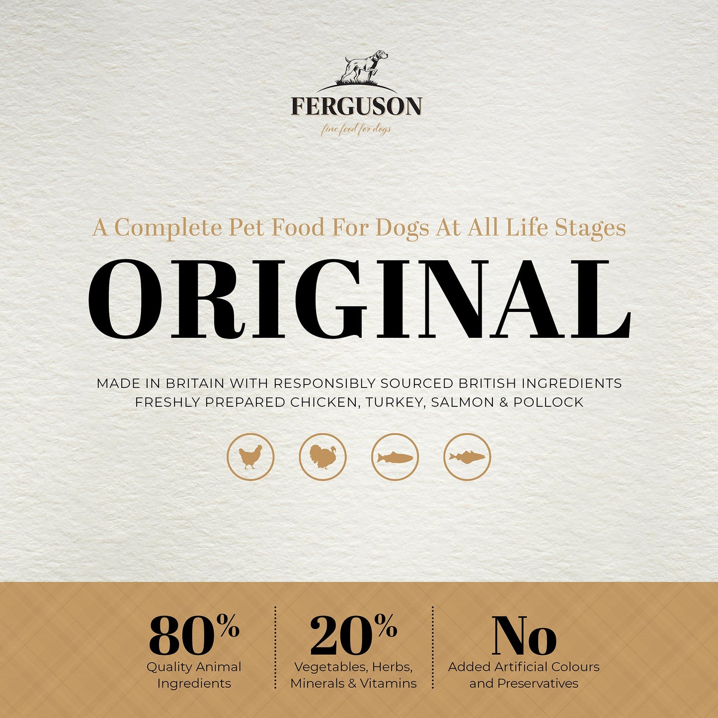 Ferguson Original 80/20 Grain Free Dry Dog Food