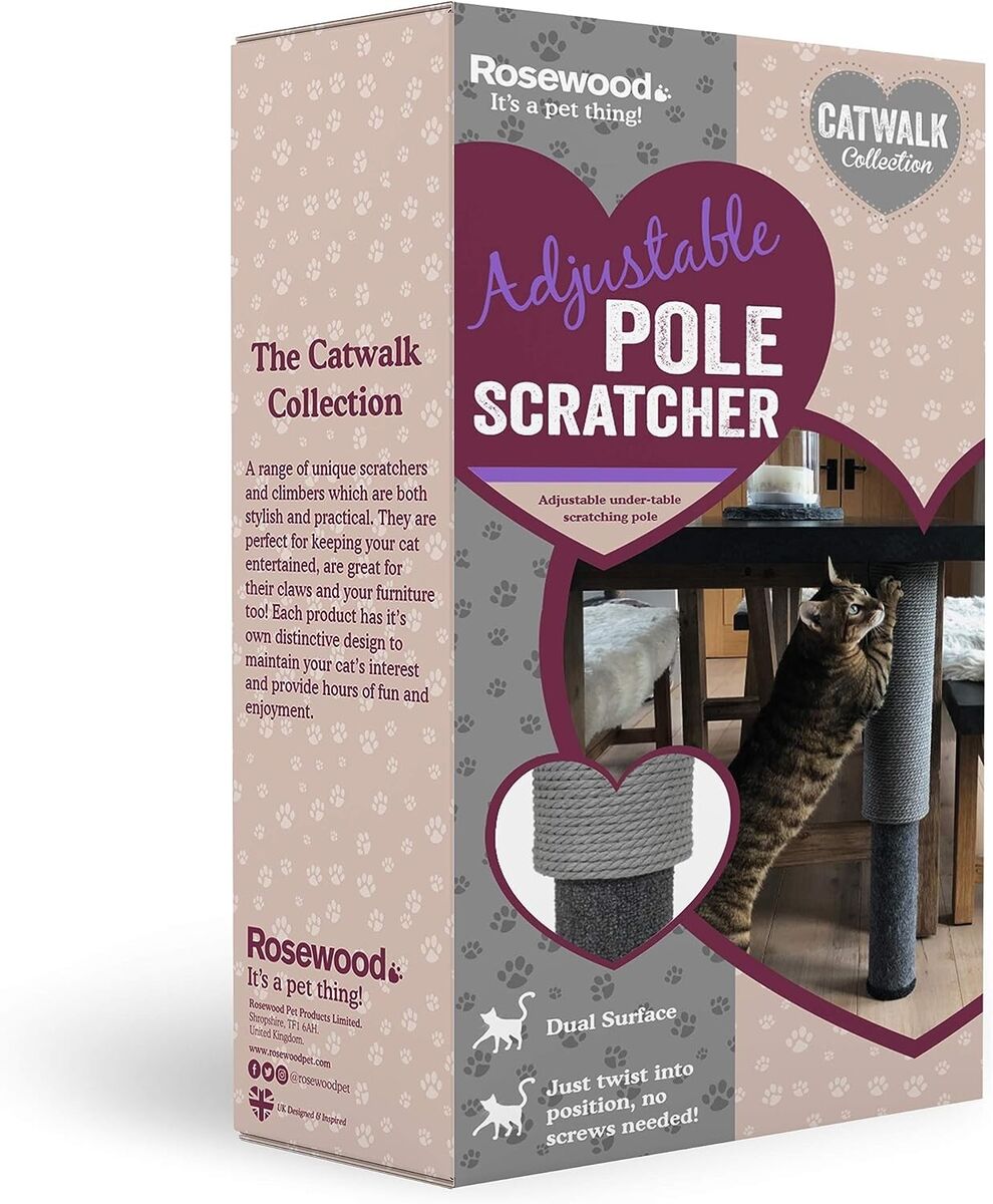 Rosewood Adjustable Pole Cat Scratcher