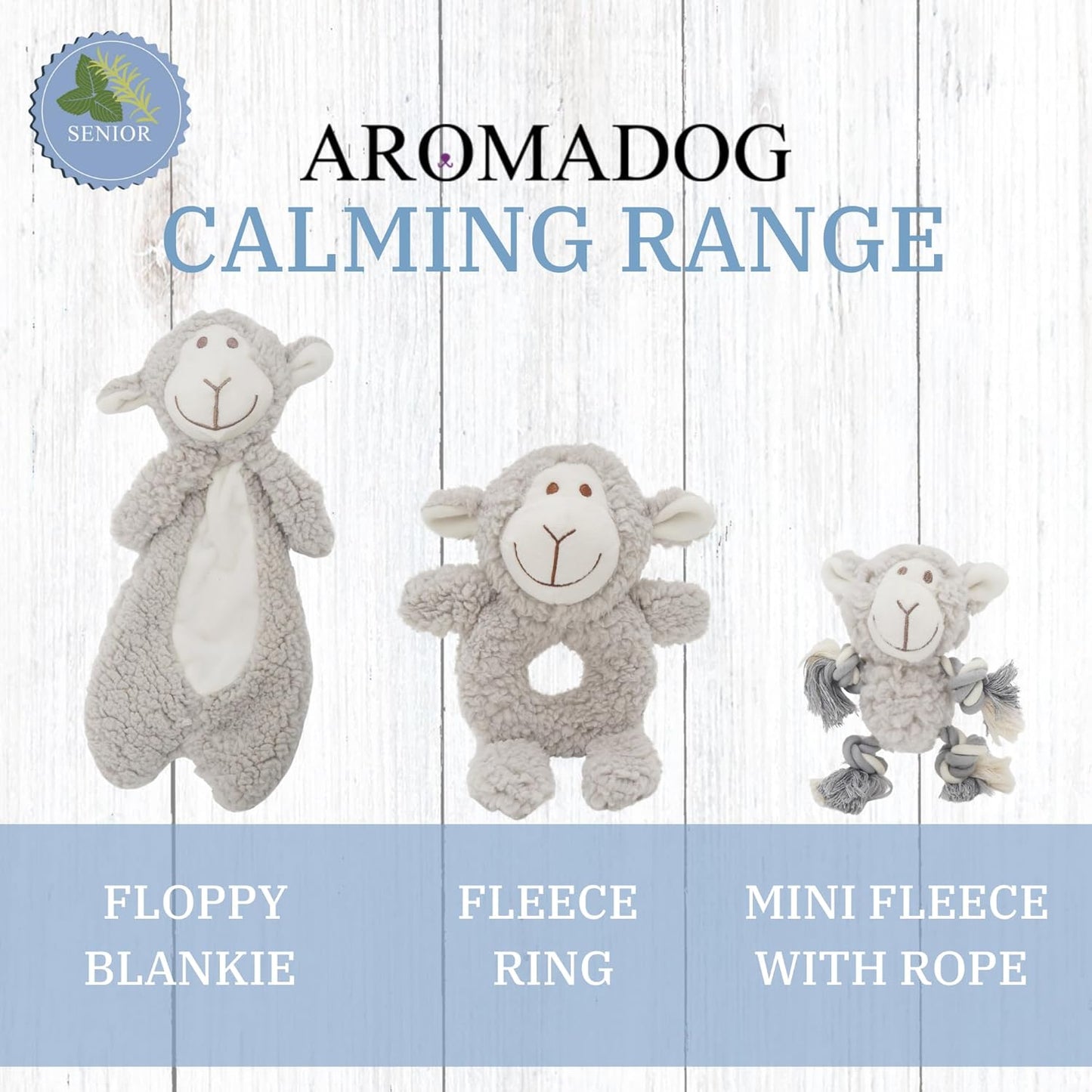 Rosewood Aromadog Senior Fleece Blankie Body Dog Toy