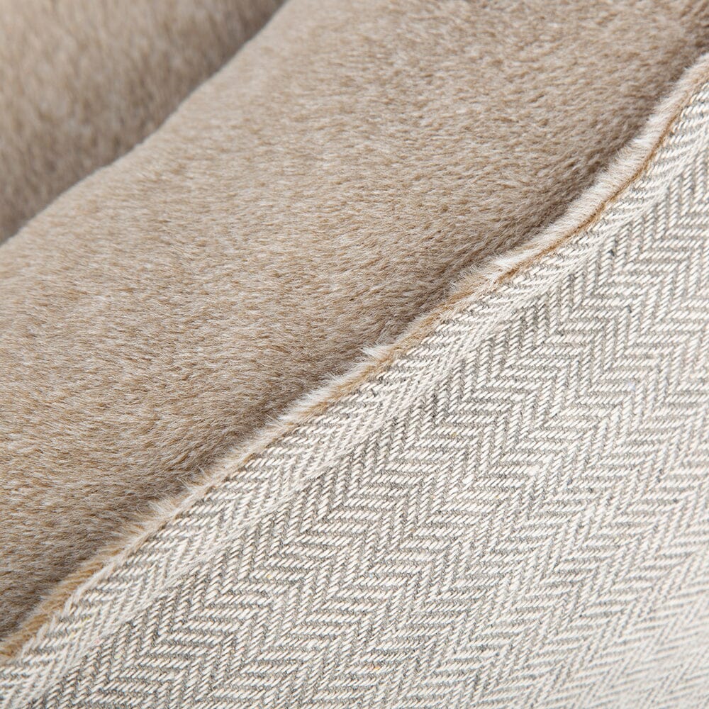 Scruffs Harvard Memory Foam Box Dog Bed - Pearl Grey