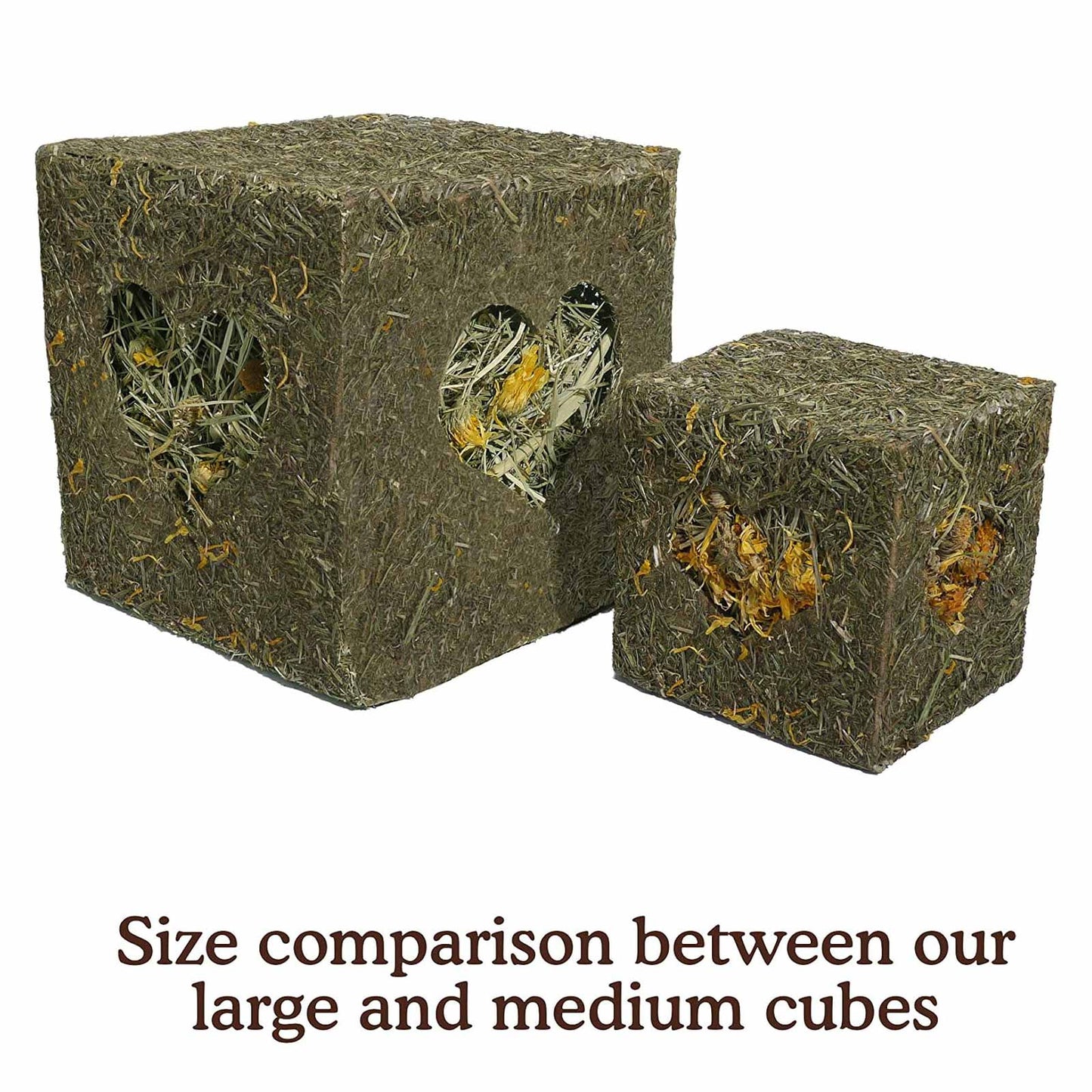 Rosewood Naturals I Love Hay Cube - Large