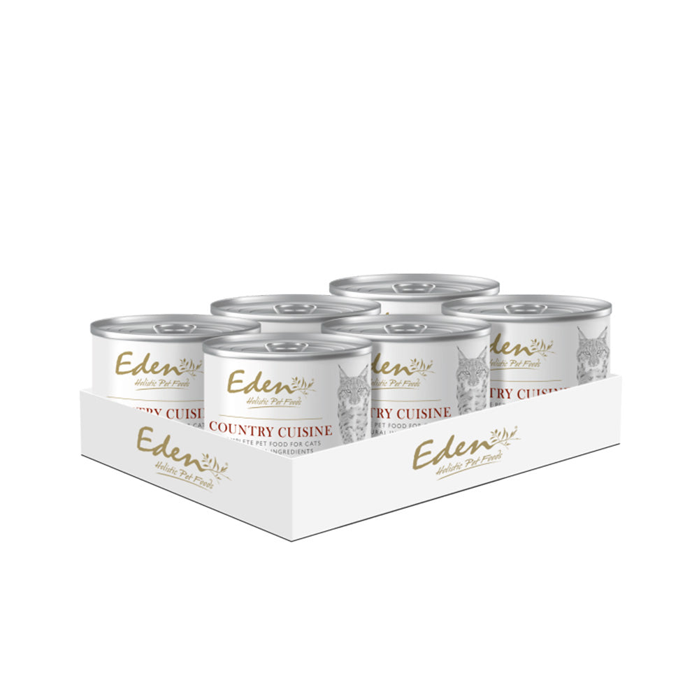 Eden Country Cuisine Wet Cat Food - 6x200g
