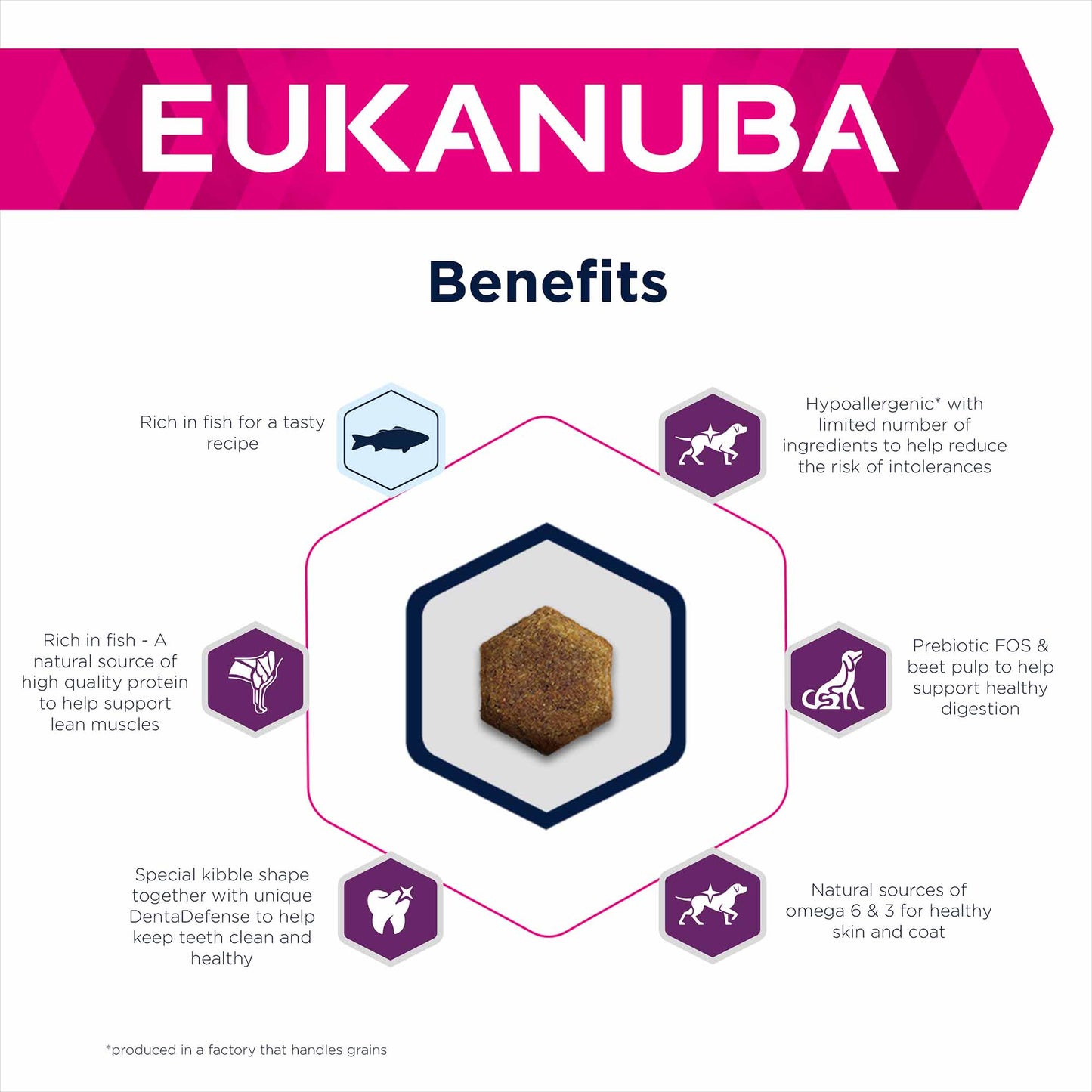 Eukanuba Daily Care Sensitive Skin Adult Dry Dog Food - Fish