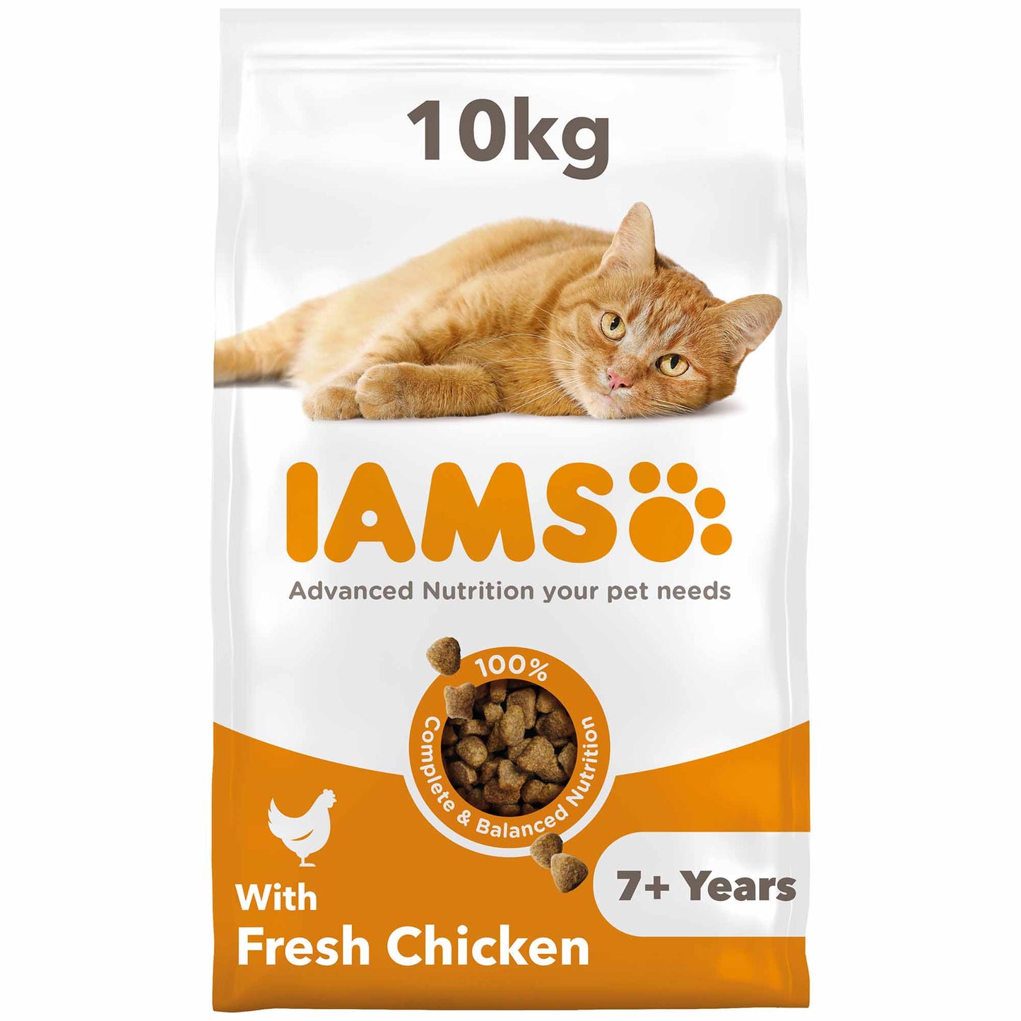 IAMS Senior 7+ Dry Cat Food - Chicken