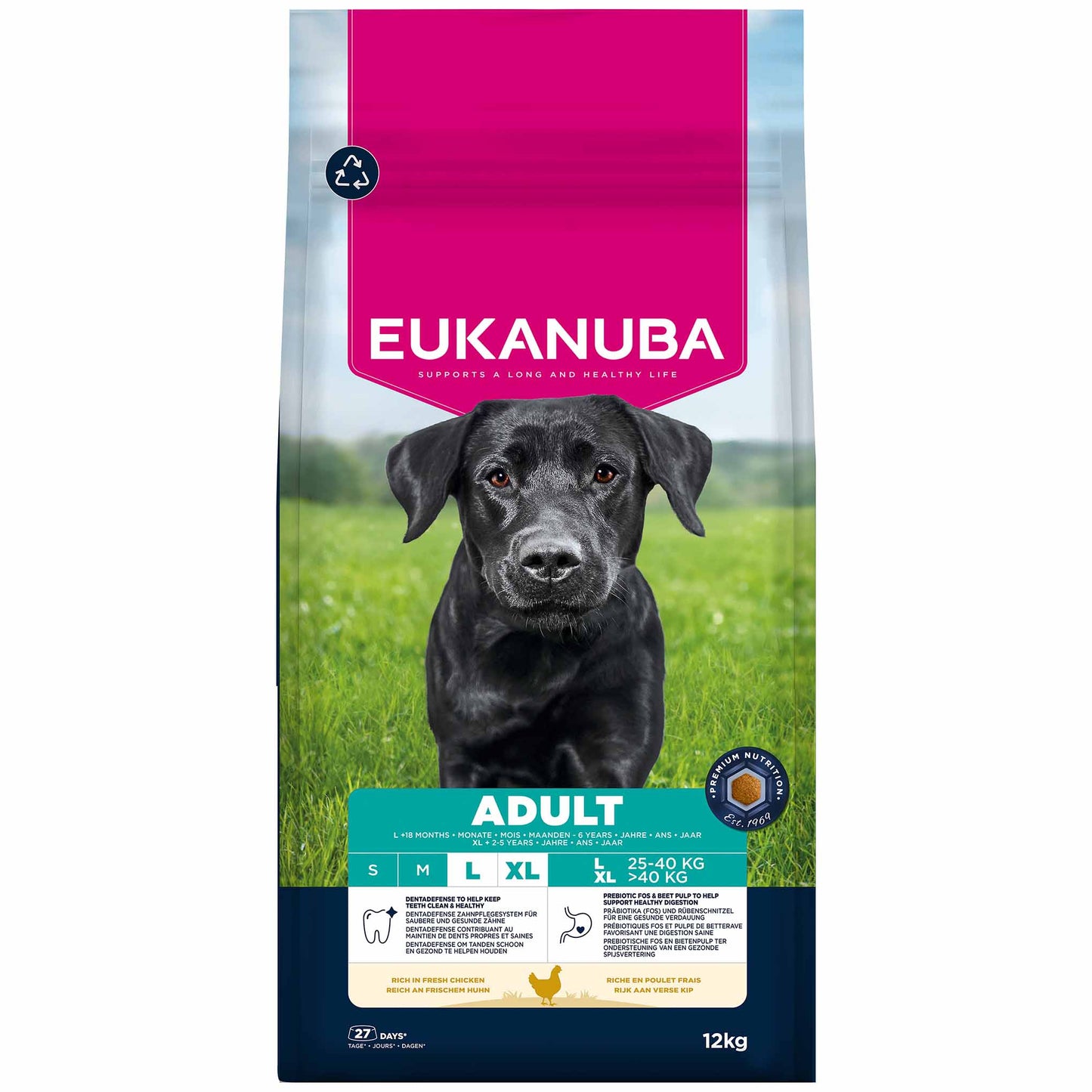 Eukanuba Large Breed Adult Dry Dog Food - Chicken