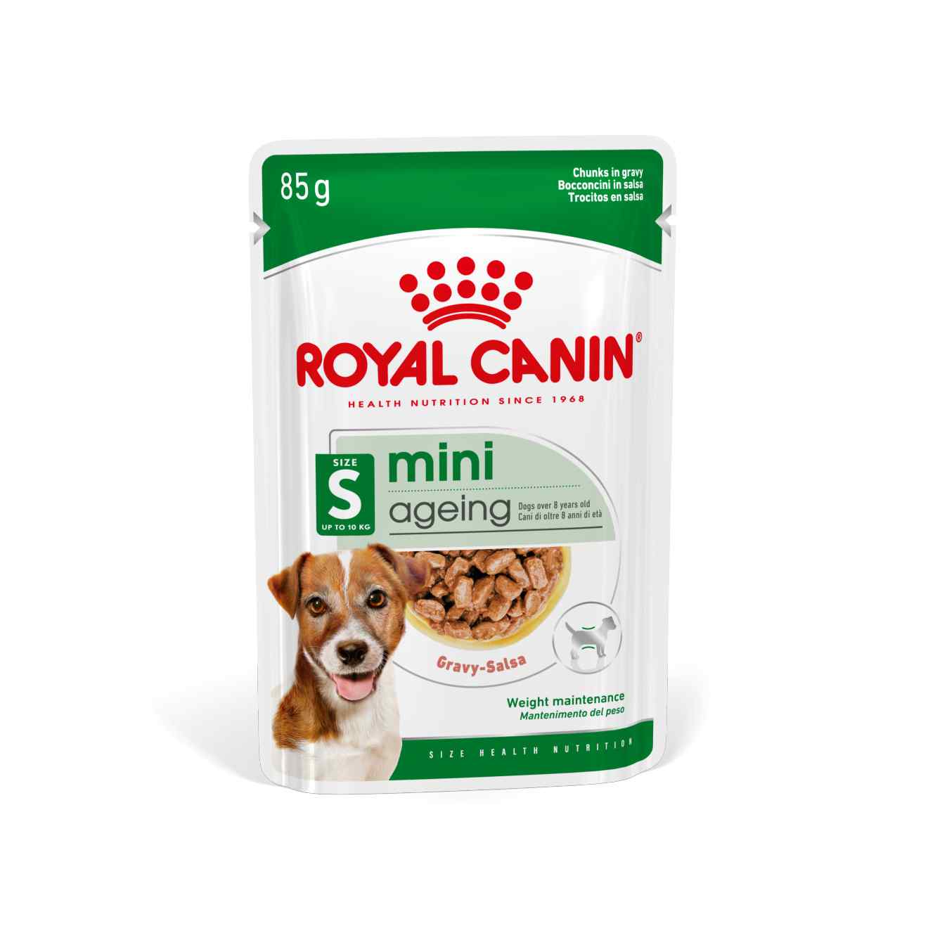 Royal Canin Size Health Nutrition Mini Ageing 8+ Wet Dog Food in Gravy - 12x85g Pouches