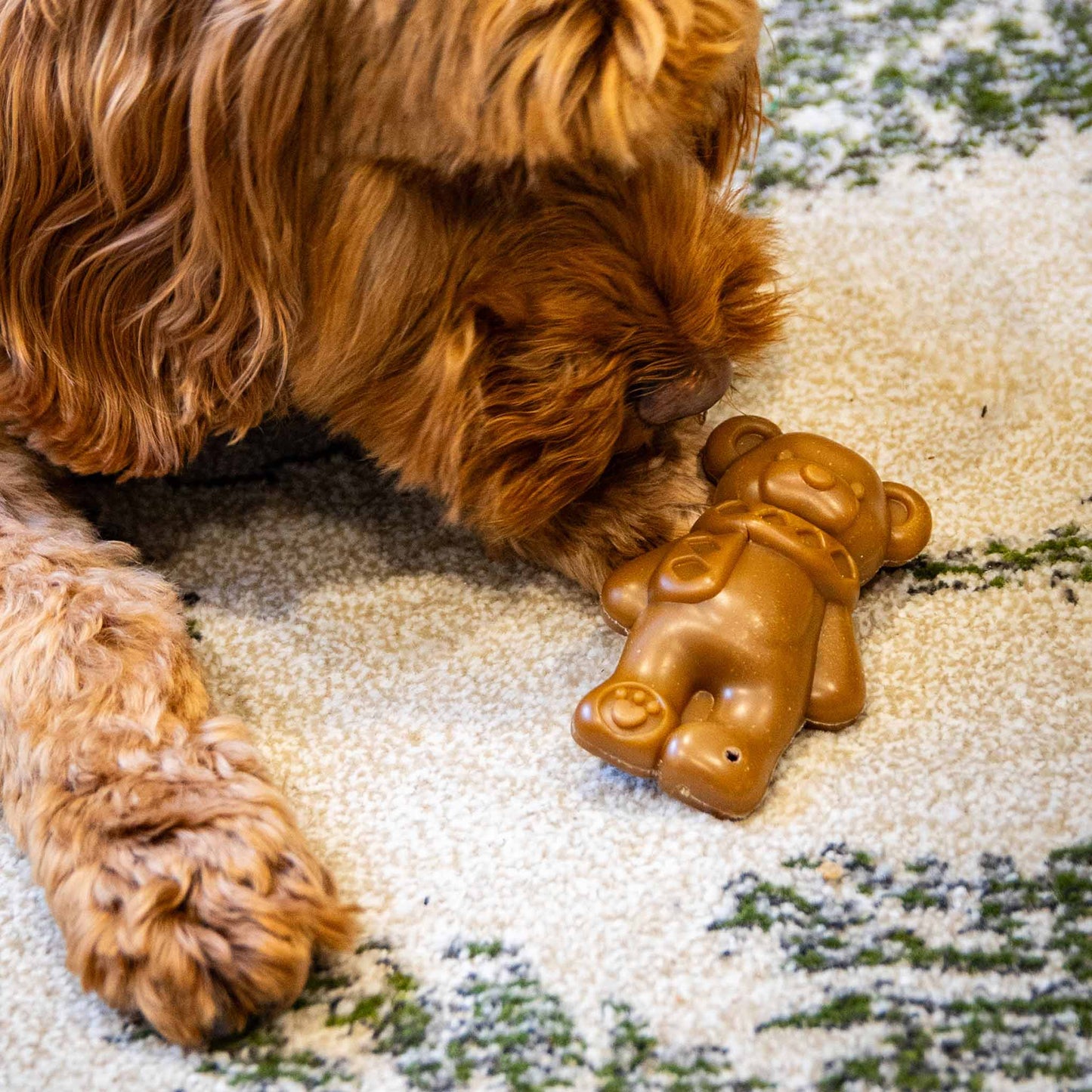 Rosewood Cupid & Comet Festive Teddy Bear Dog Chew - 50g