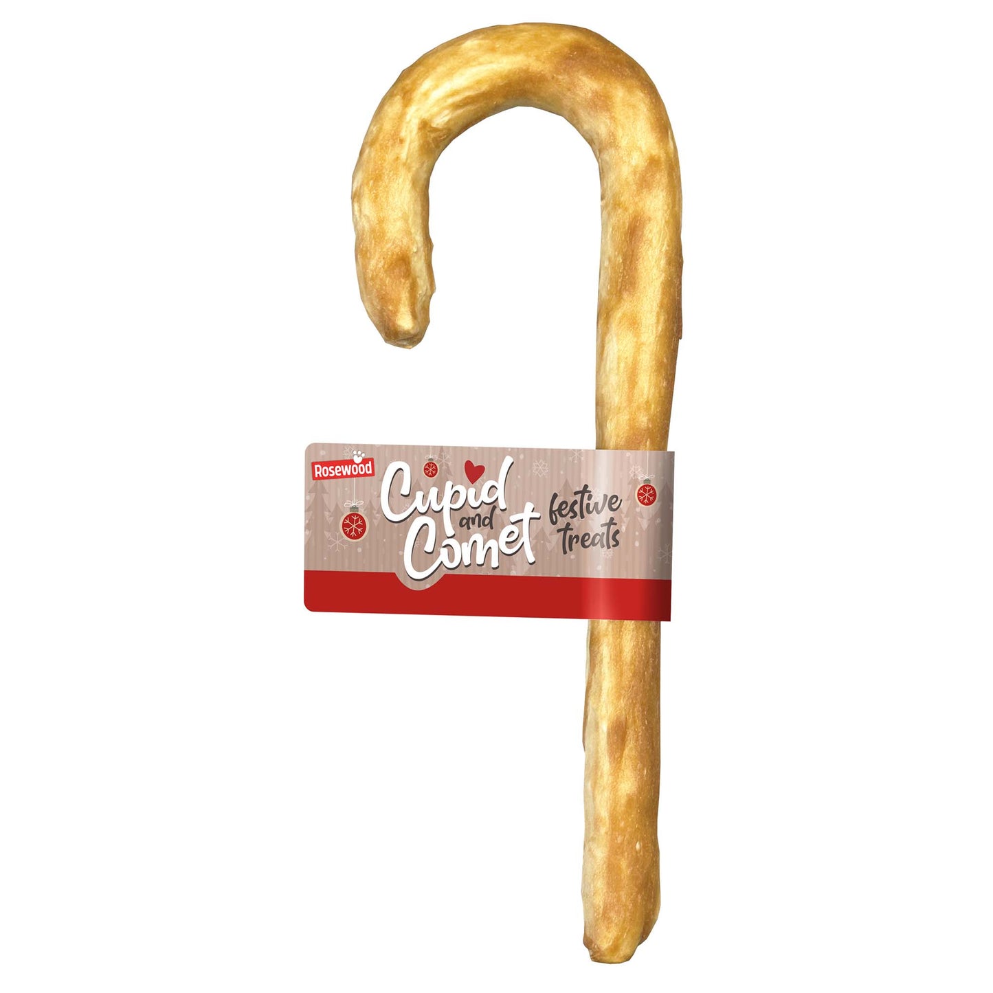 Rosewood Cupid & Comet Collagen Candy Cane Dog Treat - 80g