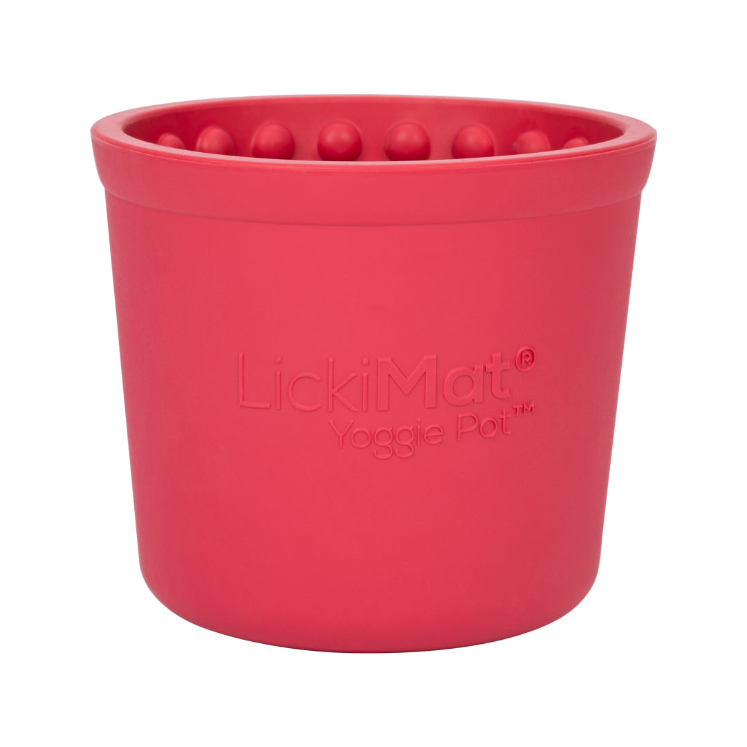 LickiMat Yoggie Pot Dog Slow Feeder - Pink