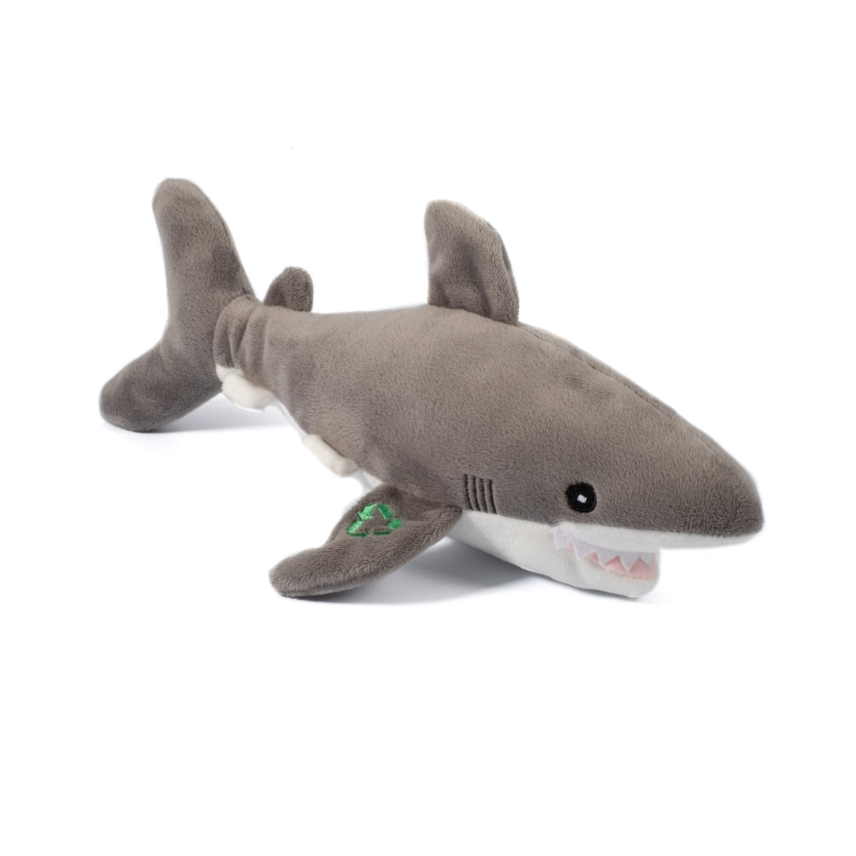 Made From Recycled Material Soft Dog Toy - Shark