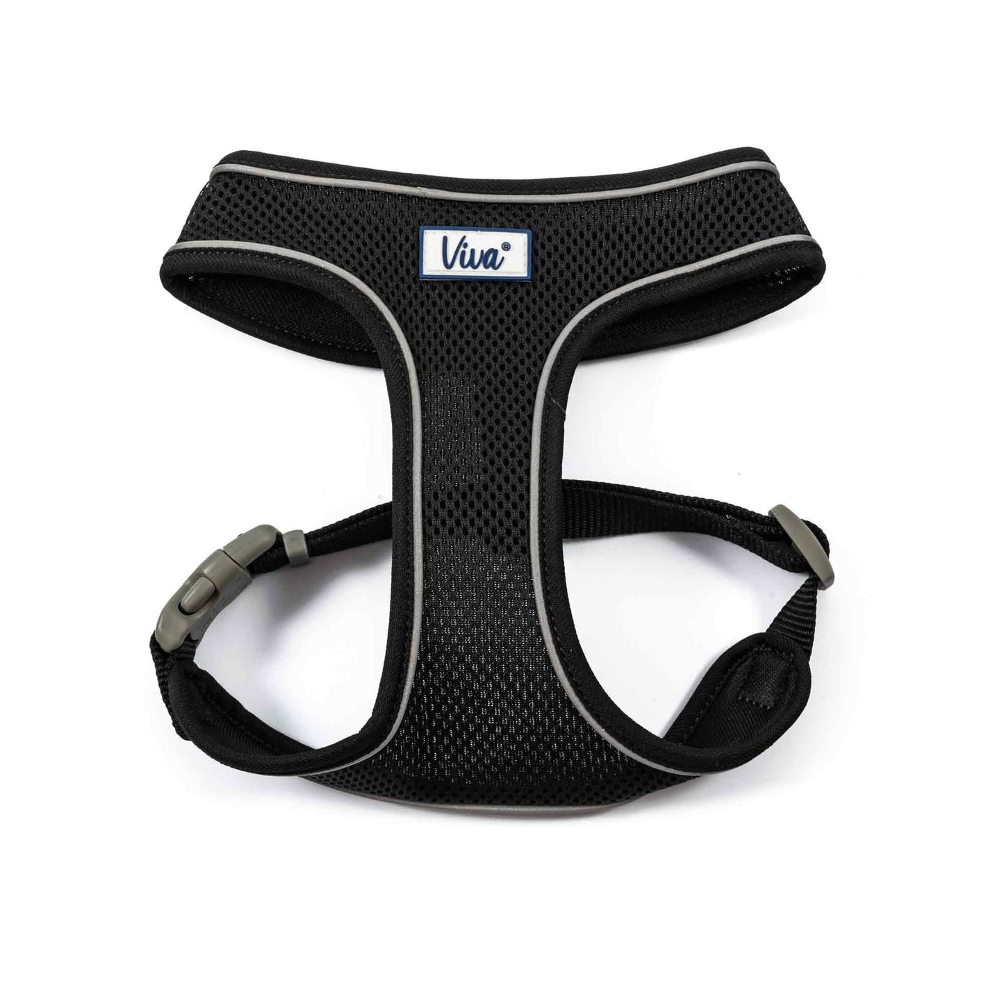 Ancol Viva Comfort Mesh Dog Harness - Black - Small 34-45cm