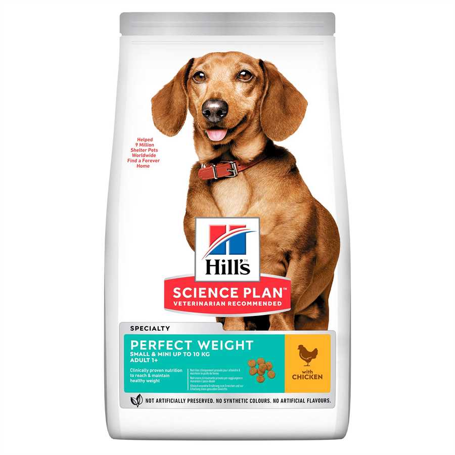 Hills Science Plan Perfect Weight Small & Mini Adult Dry Dog Food - Chicken