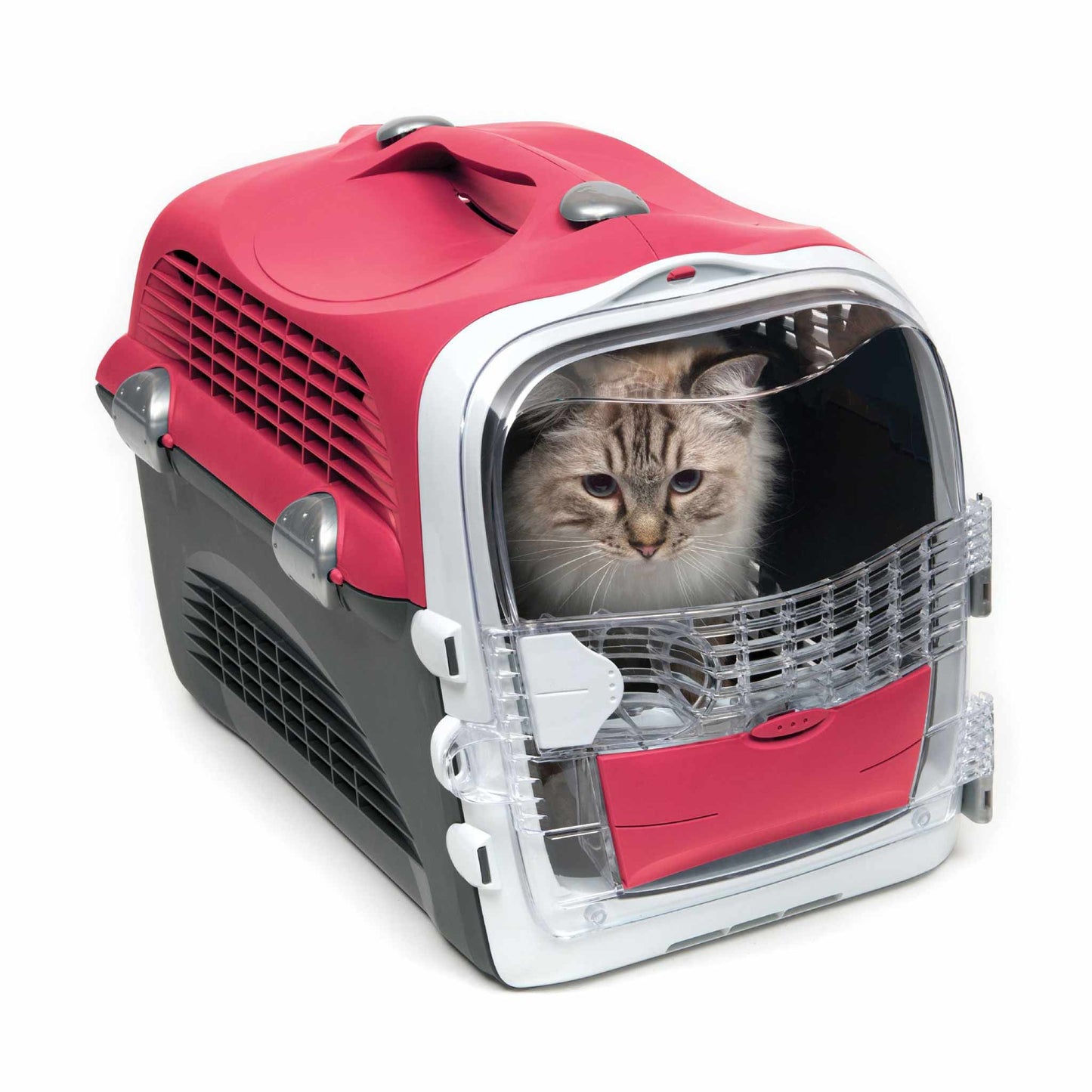 Catit Cabrio Cat Carrier - Cherry Red