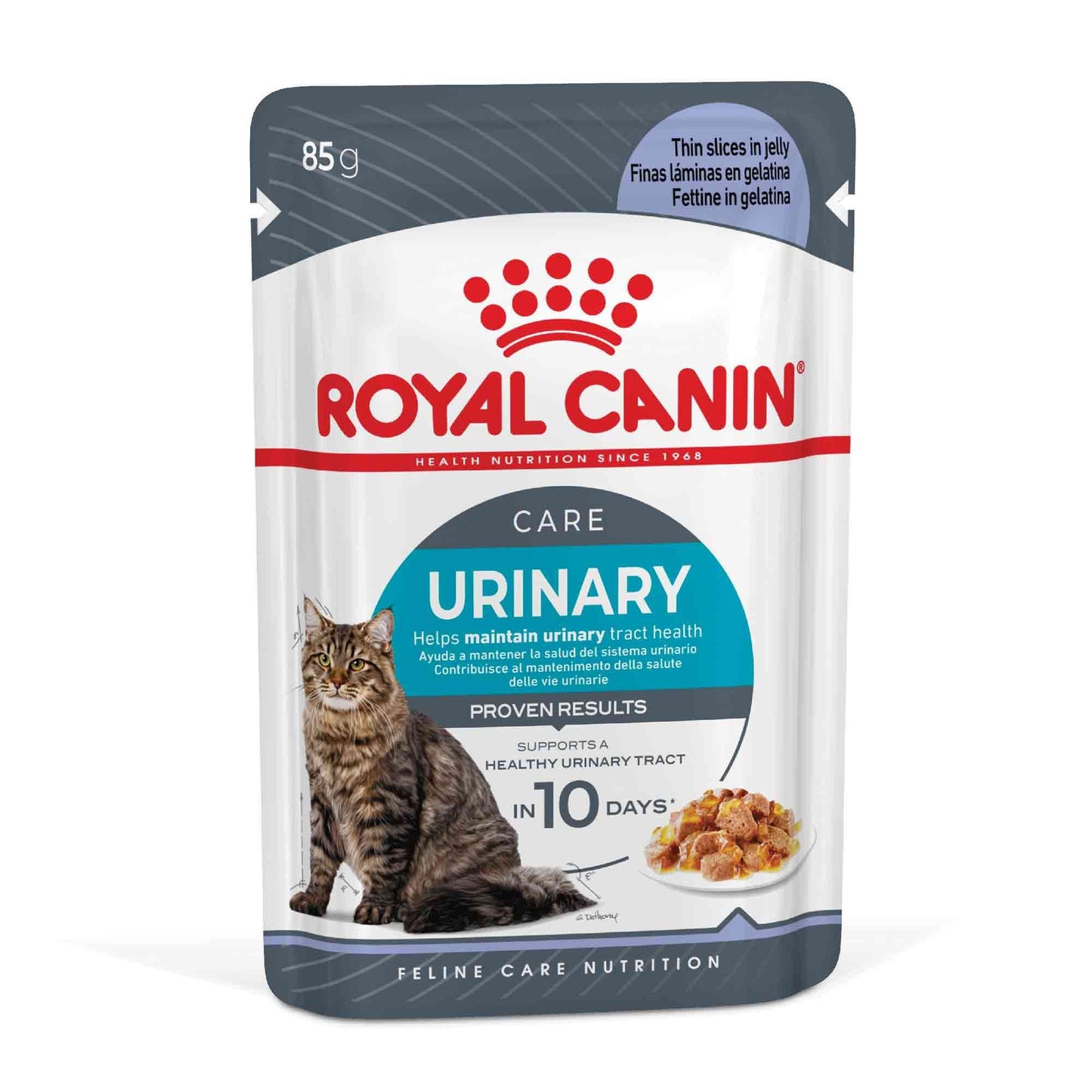 ROYAL CANIN Urinary Care Adult Wet Cat Food in Jelly - 12x85g Pouches