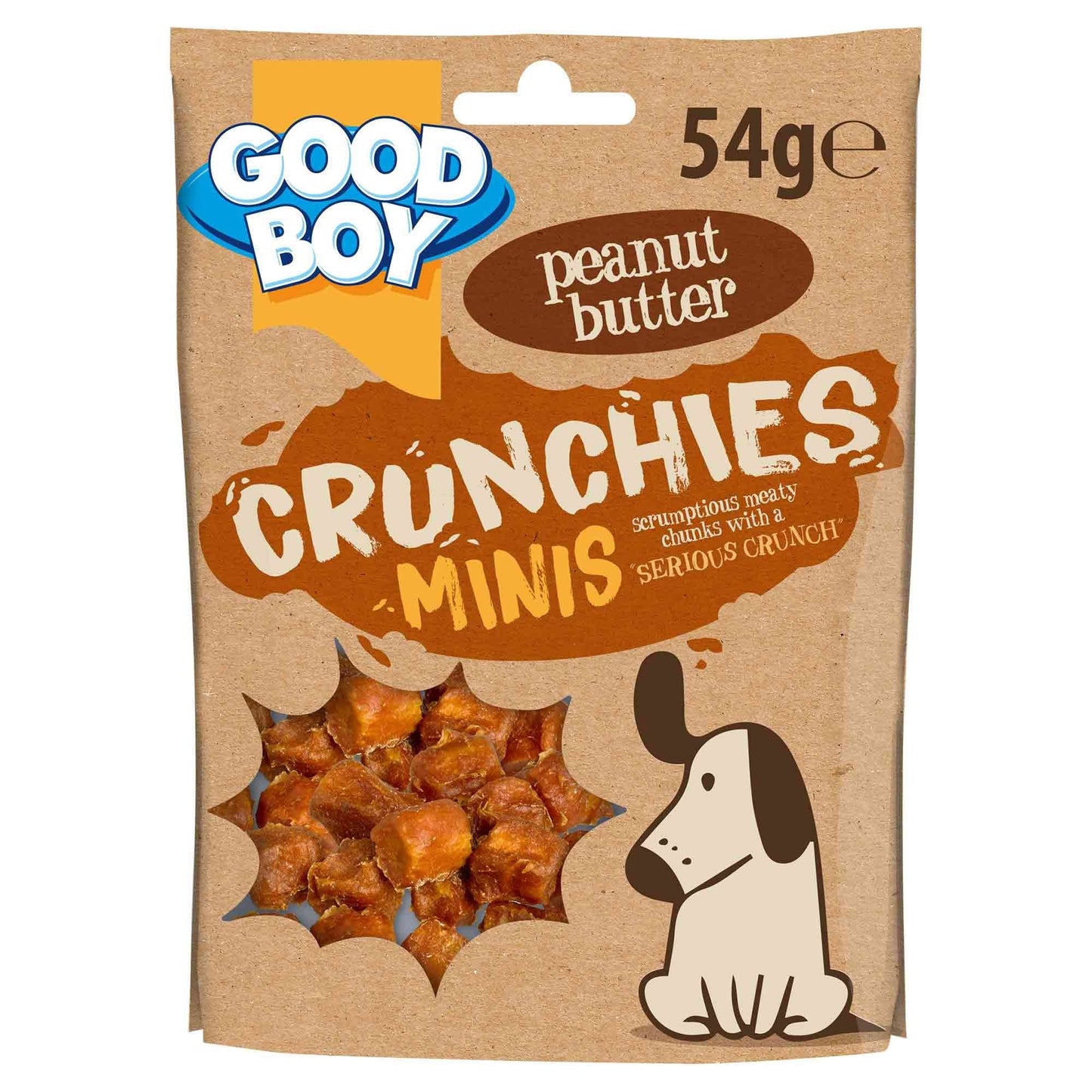 Good Boy Crunchies Minis Peanut Butter Dog Treats - 54g