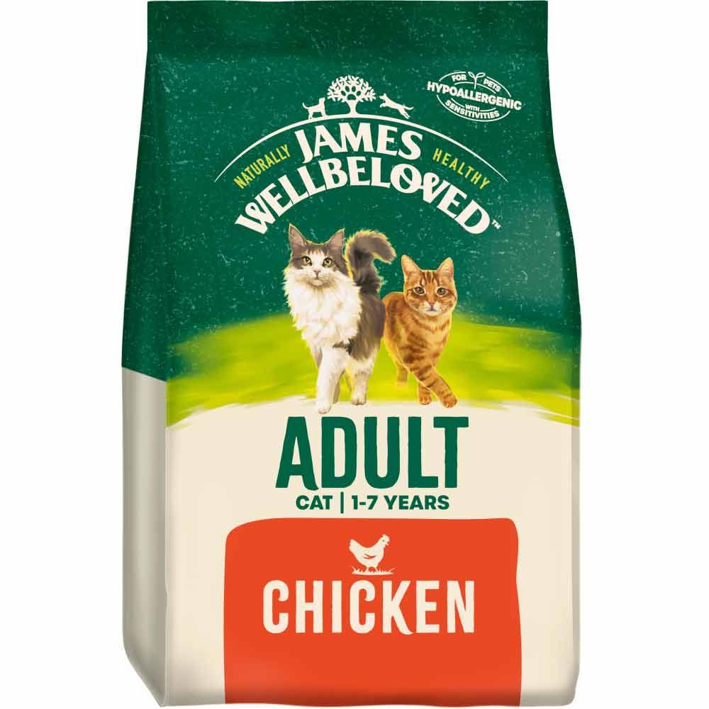 James Wellbeloved Adult Dry Cat Food - Chicken & Rice