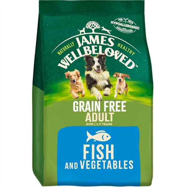 James Wellbeloved Grain Free Adult Dry Dog Food - Fish & Veg