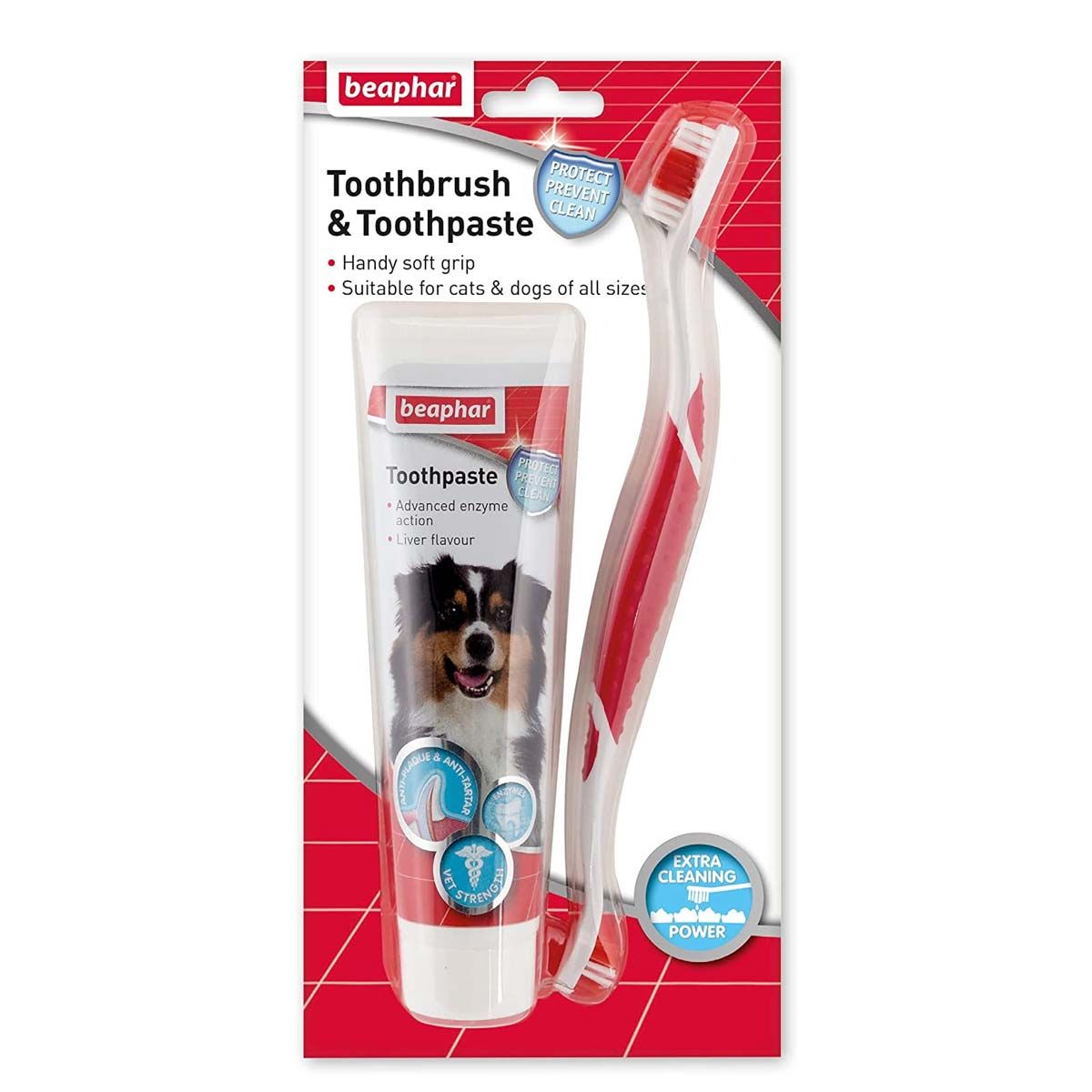 Beaphar Toothbrush & Toothpaste - Dogs & Cats