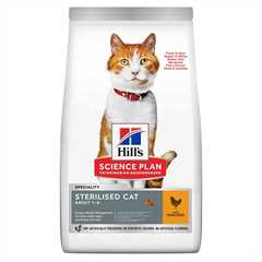 Hills Science Plan Sterilised Adult Dry Cat Food - Chicken