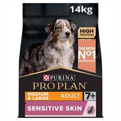 PRO PLAN Sensitive Skin Medium & Large Adult 7+ Dry Dog Food - Salmon