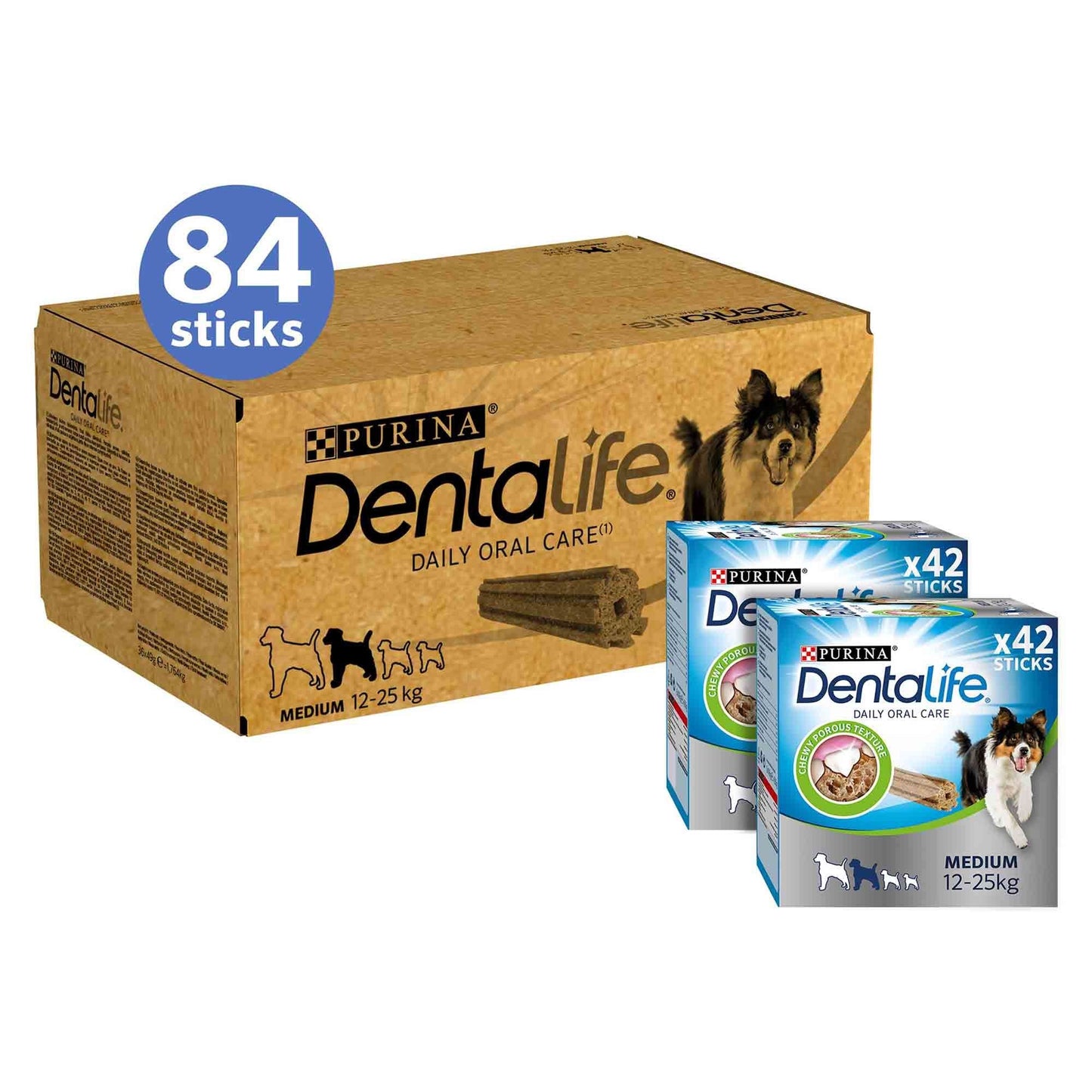 Dentalife Medium Adult Dog Treat - 84 Sticks