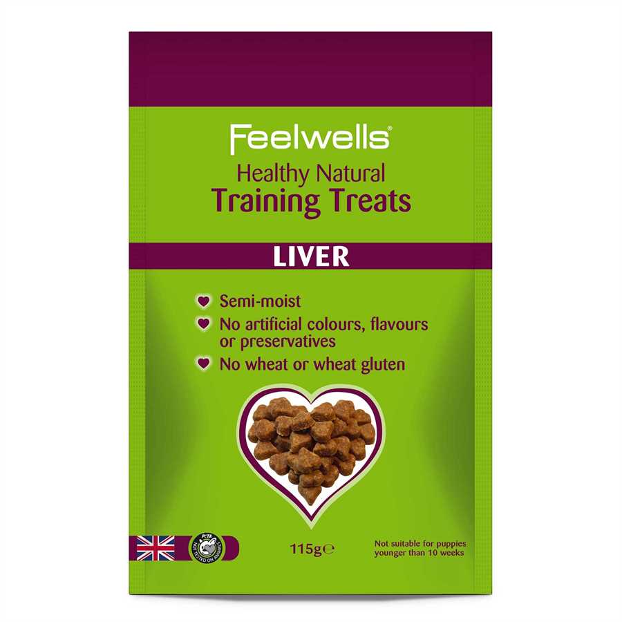 Feelwells Training Dog Treats - Liver - 115g