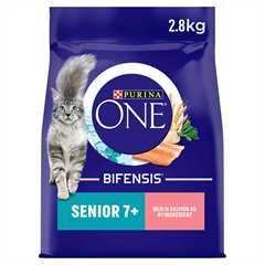 Purina One 7+ Senior Dry Cat Food - Salmon