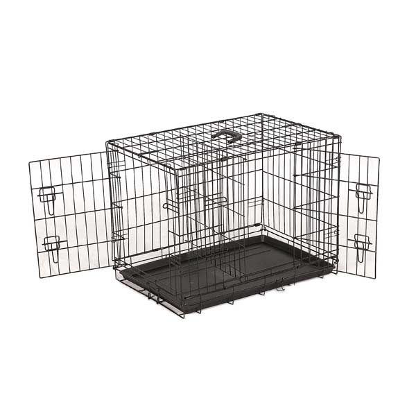 Barkshire Heavy Duty Dog Cage with Divider - XLarge 107 x 74cm