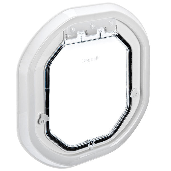 Pet Tek Glass Fitting Pet Door - White