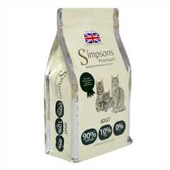 Simpsons Premium Adult Cat Food - Chicken, Fish & Turkey