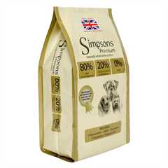Simpsons Premium 80/20 Adult Dry Dog Food - Fish