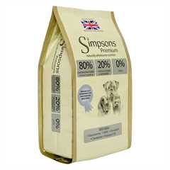 Simpsons Premium Adult & Senior 80/20 Dry Dog Food - Chicken, Fish & Turkey