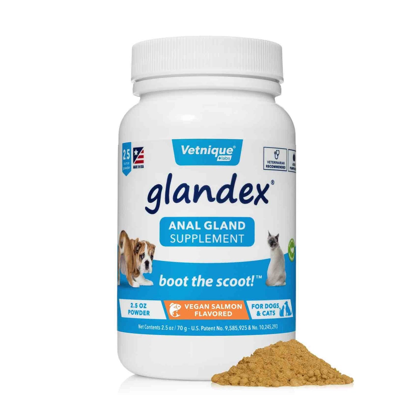Glandex Anal Gland Powder for Cats and Dogs - 70g