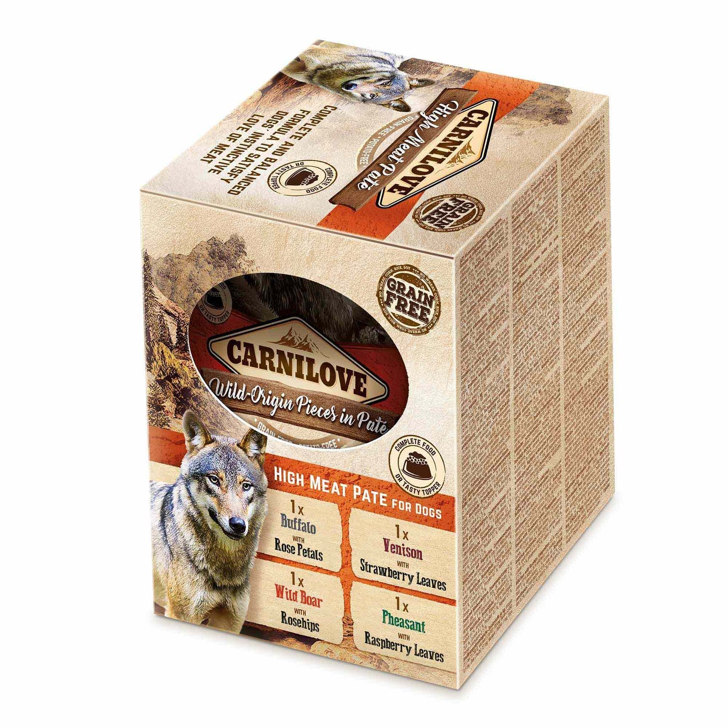 Carnilove Grain Free Adult Wet Dog Food Multipack - 4x300g Pouches