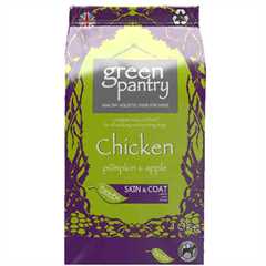 Green Pantry Skin & Coat Dry Dog Food - Chicken with Pumpkin & Apple - 10kg