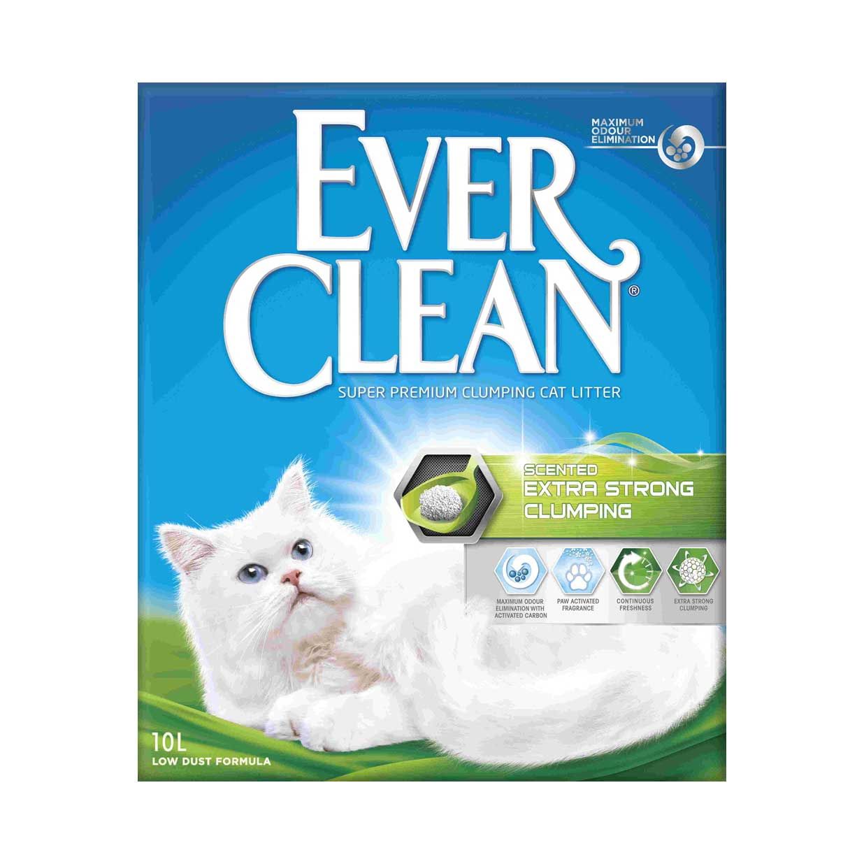Ever Clean Extra Strength Scented Clumping Cat Litter - 10Ltr