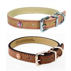 Rosewood Luxury Leather Collar 10-14in