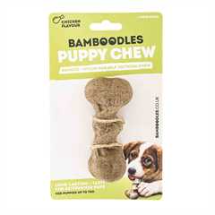 Bamboodles I-Bone Puppy Chew Toy - Chicken