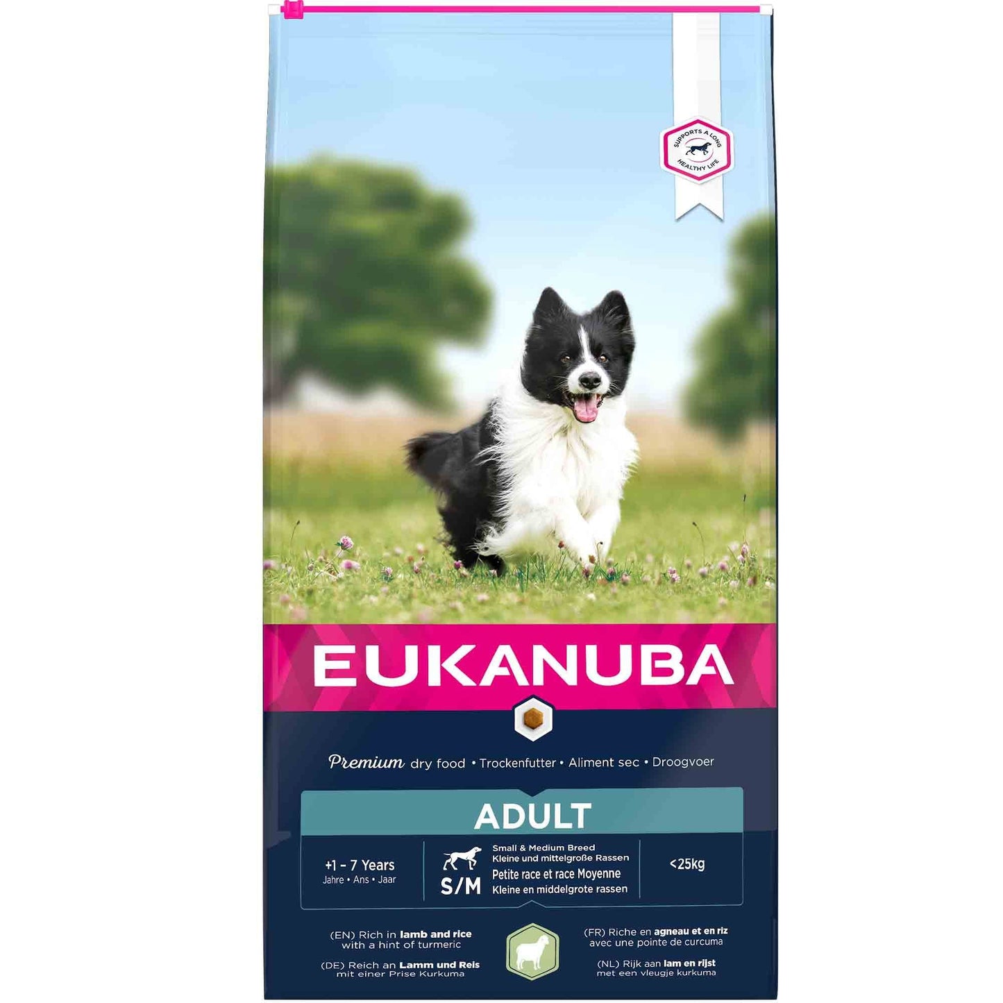 Eukanuba Small/Medium Breed Adult Dry Dog Food - Lamb & Rice