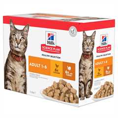 Hills Science Plan Adult Wet Cat Food - Poultry - 12x85g Pouches
