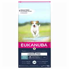 Eukanuba Grain Free Small/Medium Breed Adult Dry Dog Food - Ocean Fish