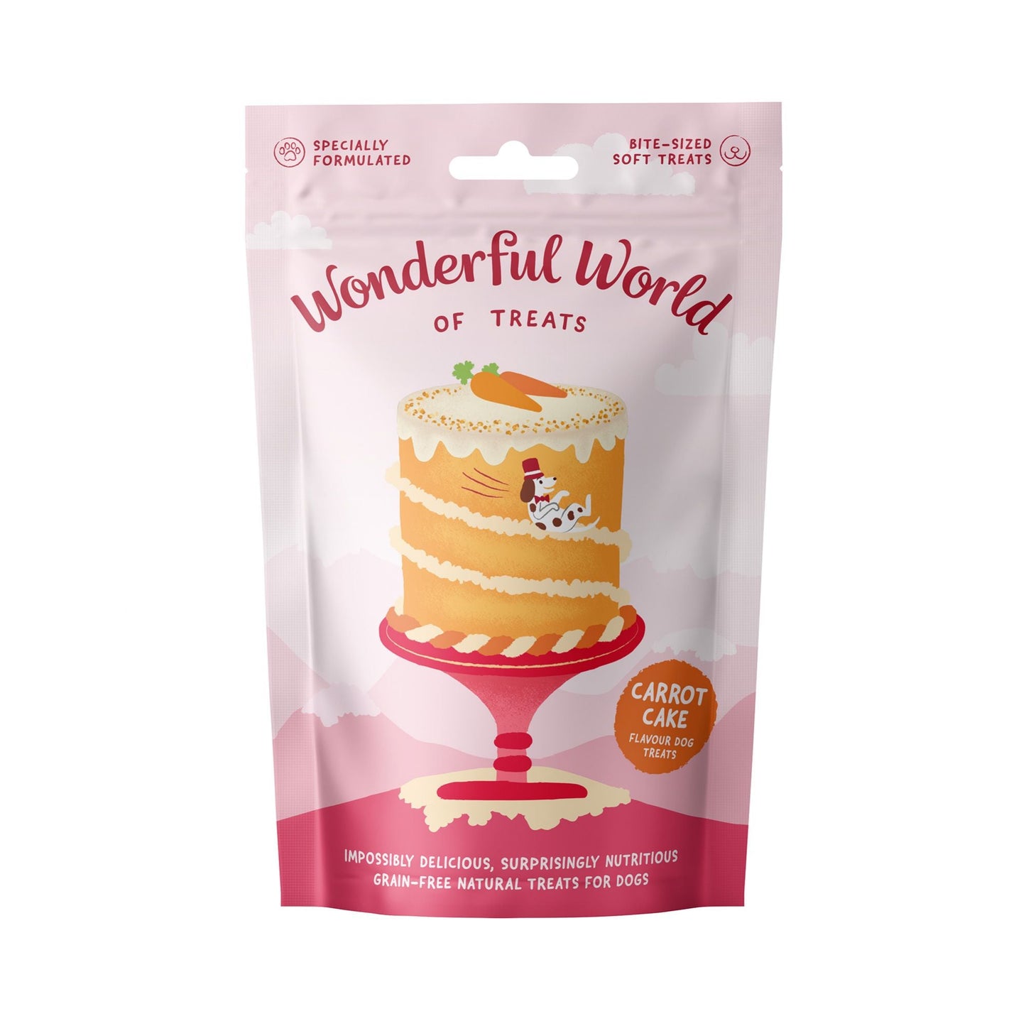 Wonderful World of Treats Carrot Cake Dog Treats - 50g