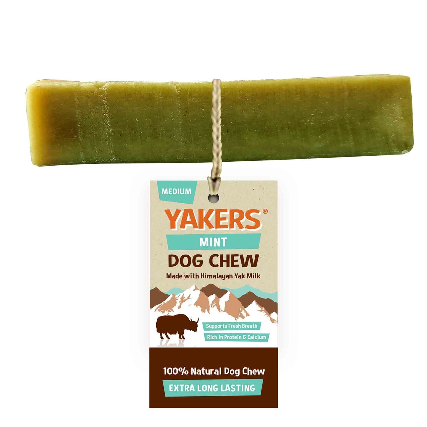 Yakers Himalayan Medium Dog Chew - Mint