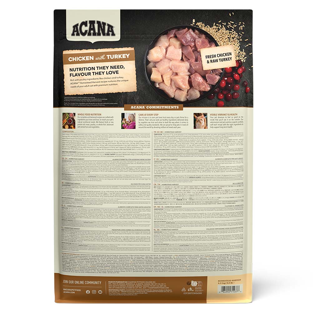 Acana Homestead Harvest Dry Cat Food