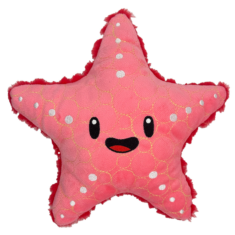 Bite Force Plush Tough Dog Toy - Starfish