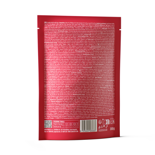 Carnilove Adult Wet Dog Food Pouches - Turkey & Wild Boar with Rosehips - 12x300g